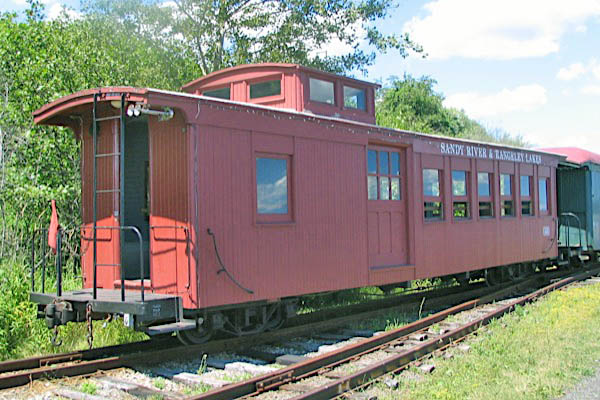 Sandy River & Rangely Lakes caboose