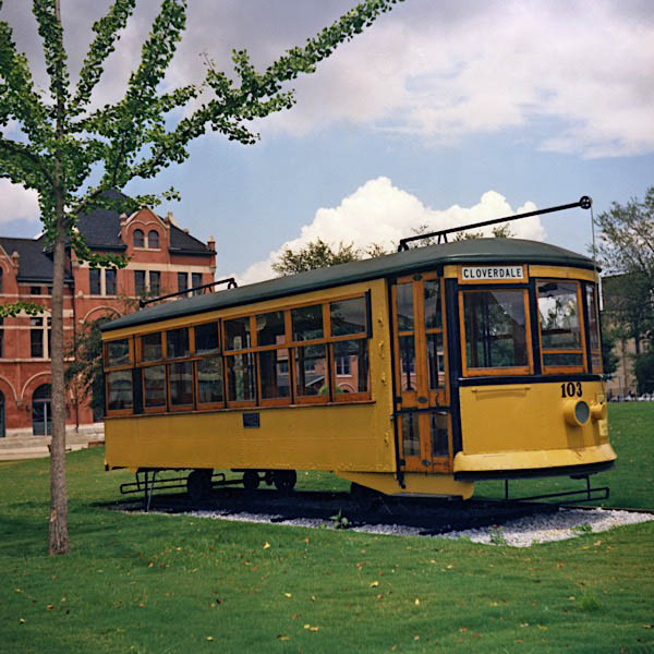 Montgomery streetcar #103