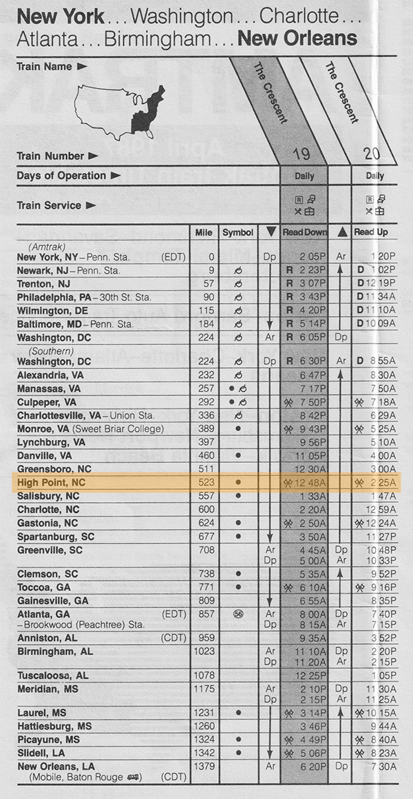 highpoint_timetable