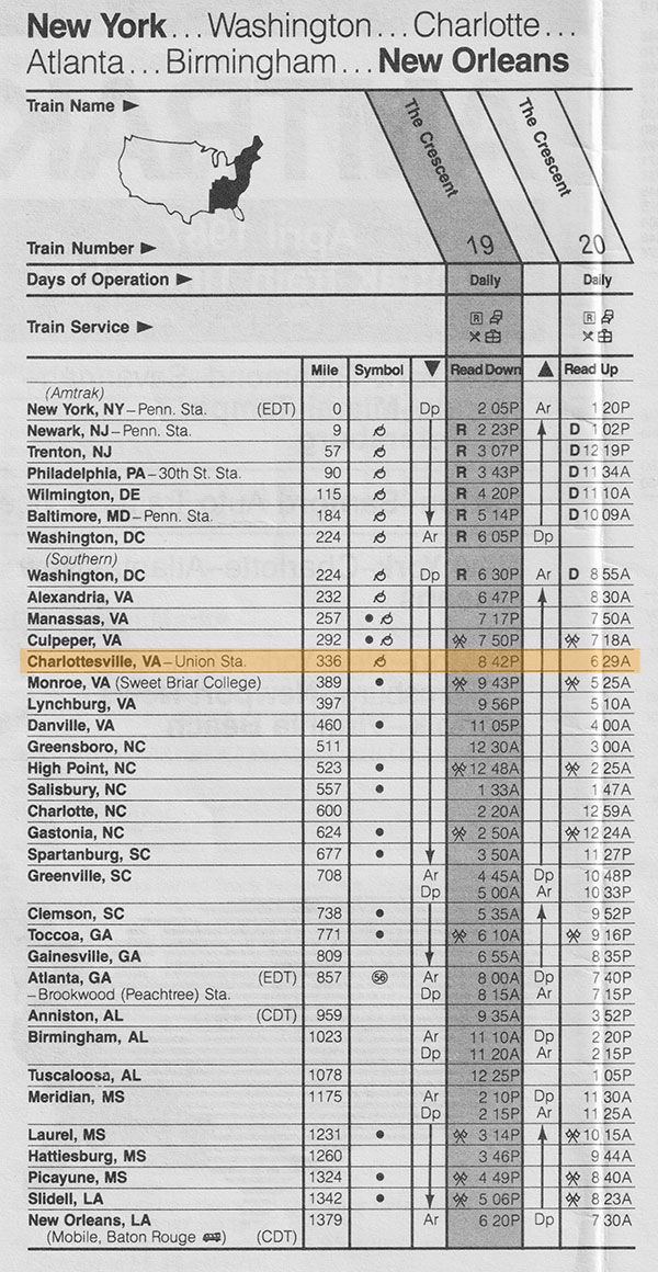 chrlottesville_timetable