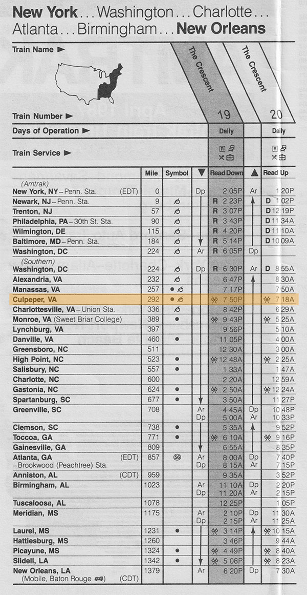 culpeper_timetable