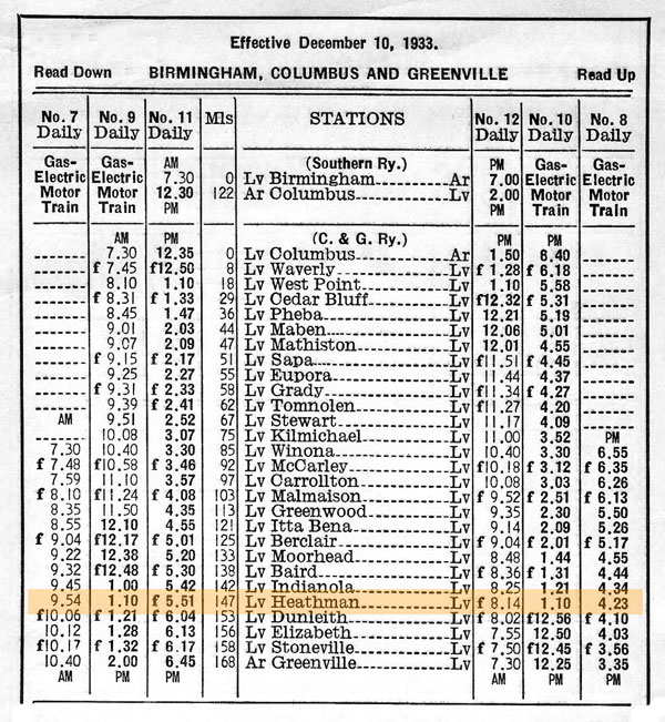 heathman_timetable1933