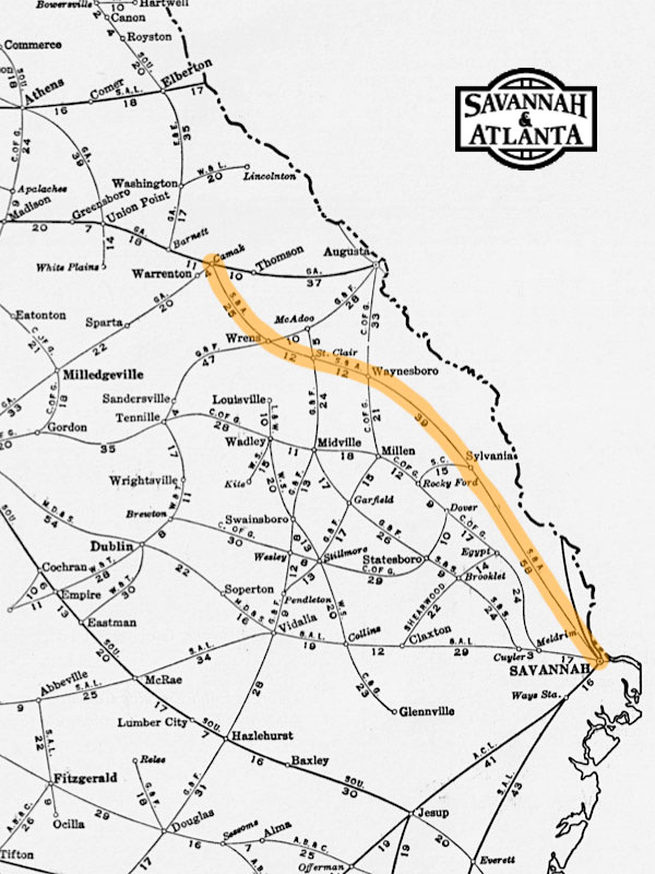 Atlanta To Savannah Map Map Of Farmland Cave